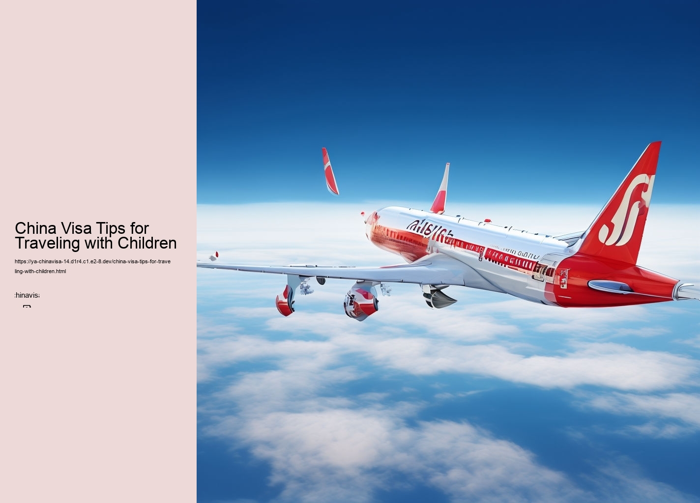 China Visa Tips for Traveling with Children